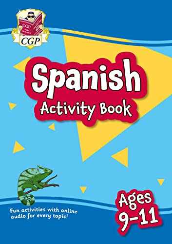 New Spanish Activity Book for Ages 9-11 (with Online Audio) (CGP KS2 Activity Books and Cards)